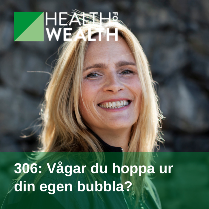 Leende blond kvinna - Emma Stenström - Bubbelhoppning - Health for wealth
