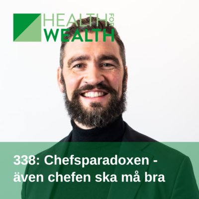 Porträtt av man med mörkt hår och skägg - Fredrik Karlsson, vd Twitch Health - Health for wealth